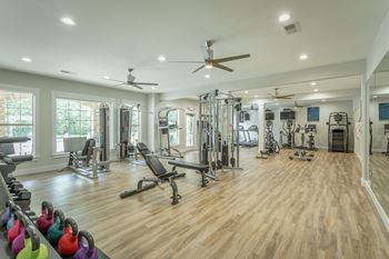 Fitness center at hawthorne at lake heather in  birmingham, al